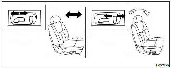 Front power seat adjustment (if so equipped)