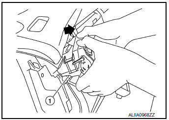 Side ventilator grille (LH)